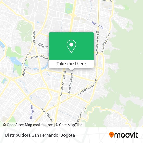 Distribuidora San Fernando map