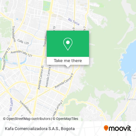 Kafa Comercializadora S.A.S. map