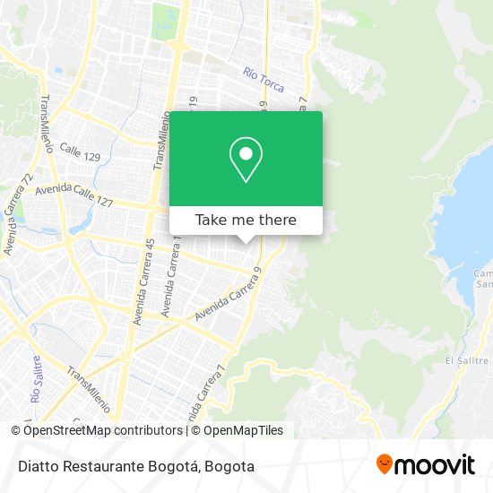 Diatto Restaurante Bogotá map