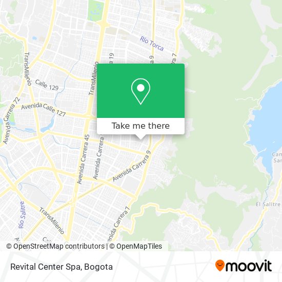 Revital Center Spa map