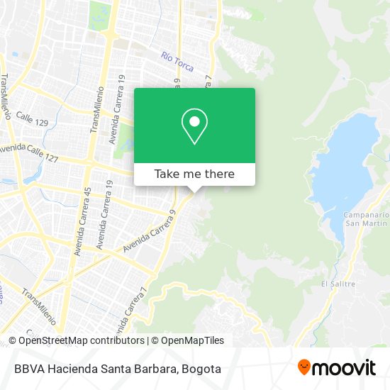 BBVA Hacienda Santa Barbara map