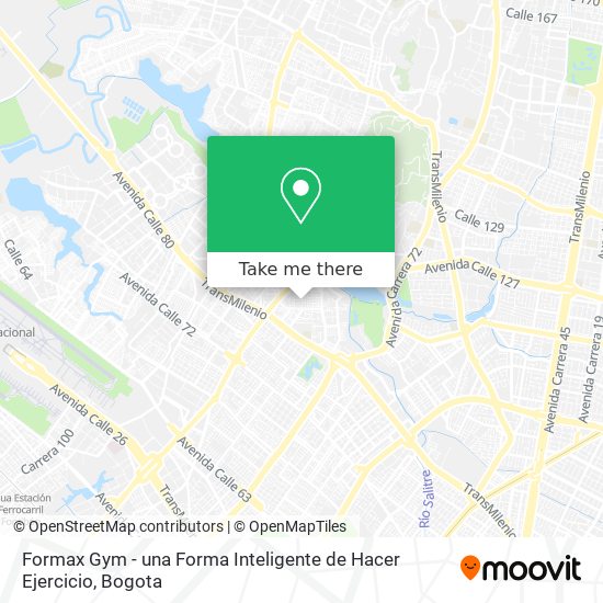 Mapa de Formax Gym - una Forma Inteligente de Hacer Ejercicio