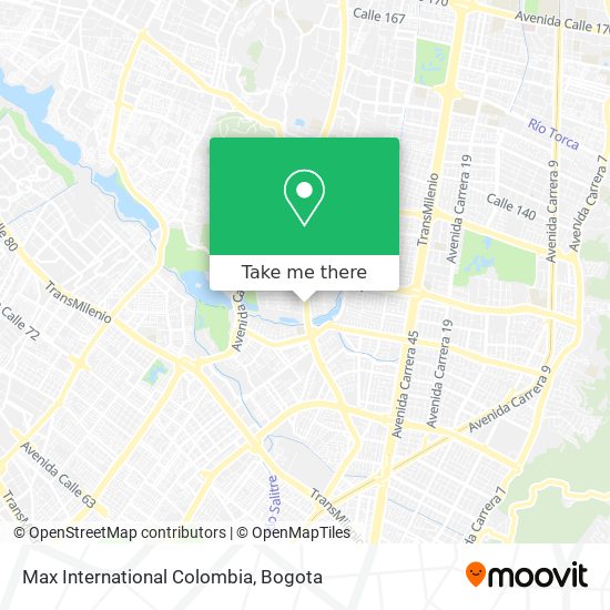 Mapa de Max International Colombia