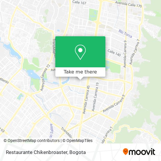 Restaurante Chikenbroaster map