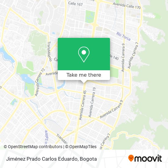 Mapa de Jiménez Prado Carlos Eduardo