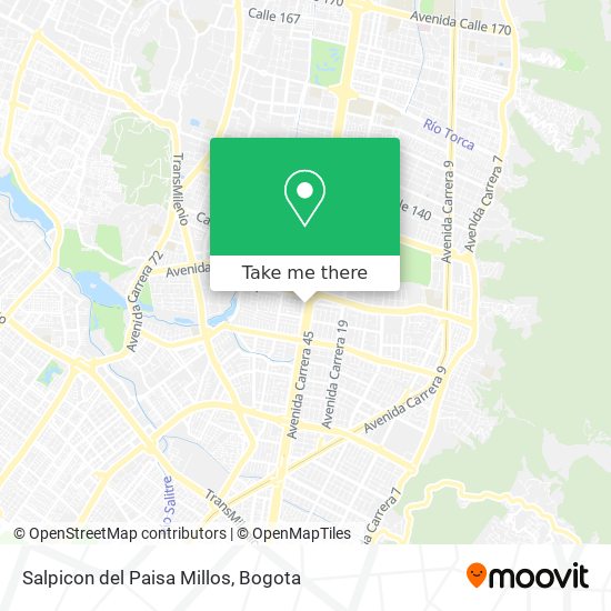 Mapa de Salpicon del Paisa Millos