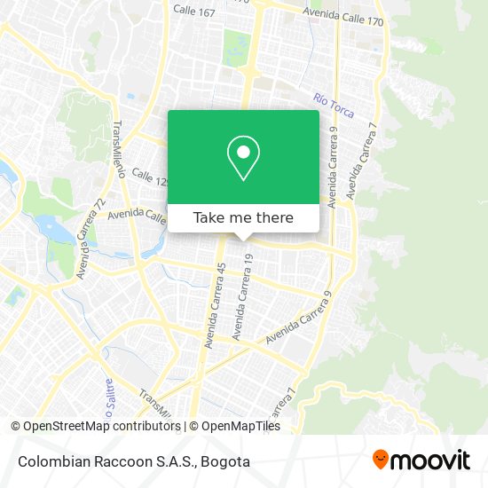 Mapa de Colombian Raccoon S.A.S.