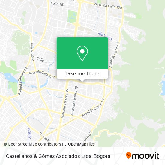 Mapa de Castellanos & Gómez Asociados Ltda