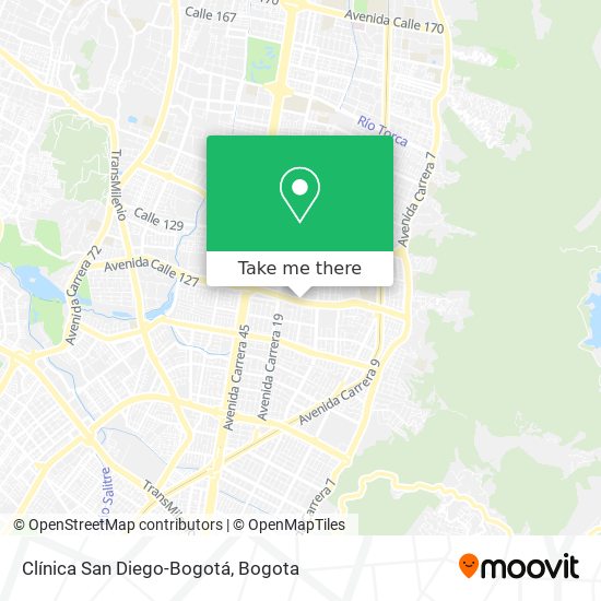 Clínica San Diego-Bogotá map