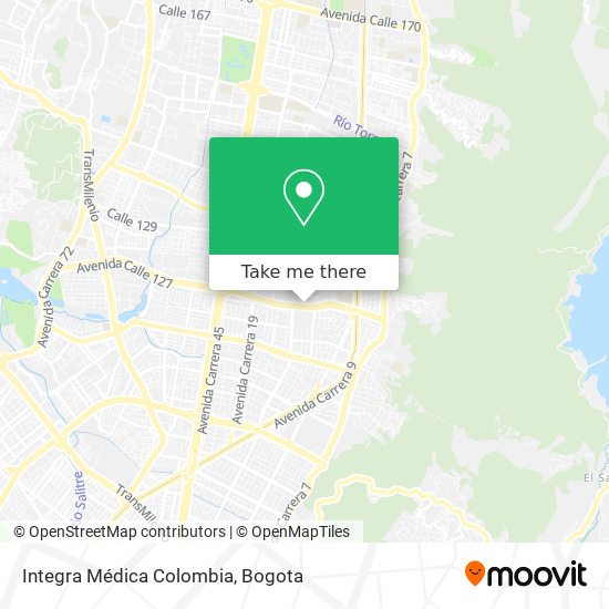 Integra Médica Colombia map