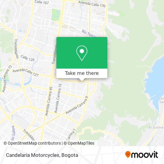 Mapa de Candelaria Motorcycles