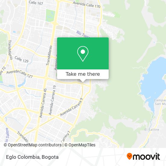Eglo Colombia map