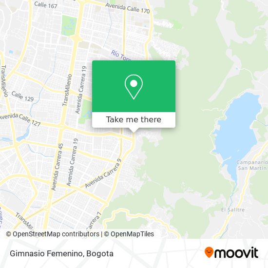 Gimnasio Femenino map