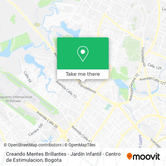 Creando Mentes Brillantes - Jardín Infantil - Centro de Estimulacion map