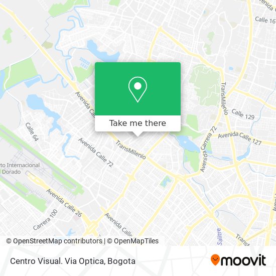 Centro Visual. Via Optica map