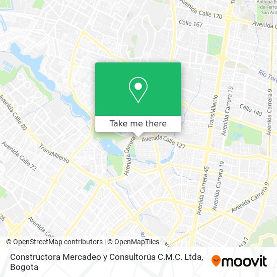 Constructora Mercadeo y Consultorúa C.M.C. Ltda map