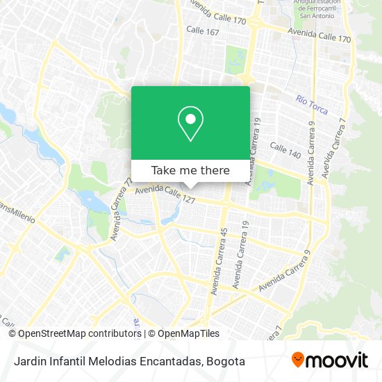 Jardin Infantil Melodias Encantadas map