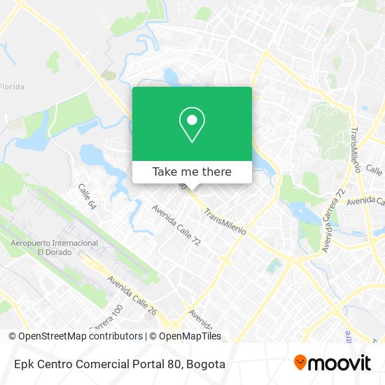 Epk Centro Comercial Portal 80 map