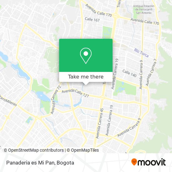 Mapa de Panaderia es Mi Pan