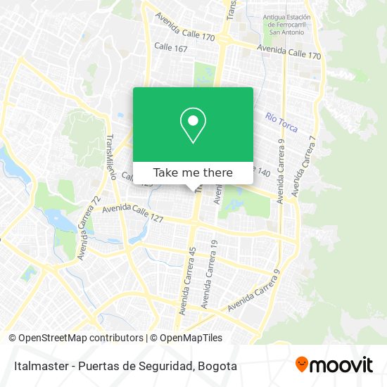 Mapa de Italmaster - Puertas de Seguridad