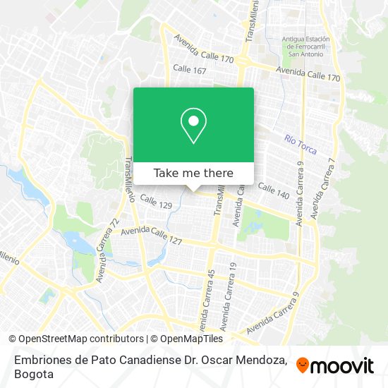 Embriones de Pato Canadiense Dr. Oscar Mendoza map