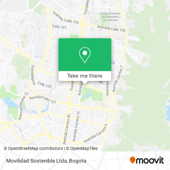 Mapa de Movilidad Sostenible Ltda