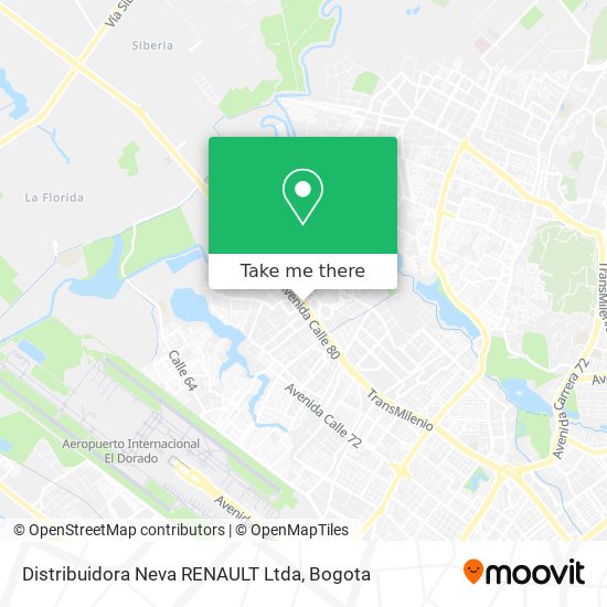 Distribuidora Neva RENAULT Ltda map