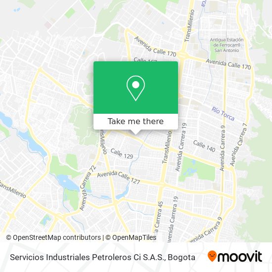 Servicios Industriales Petroleros Ci S.A.S. map