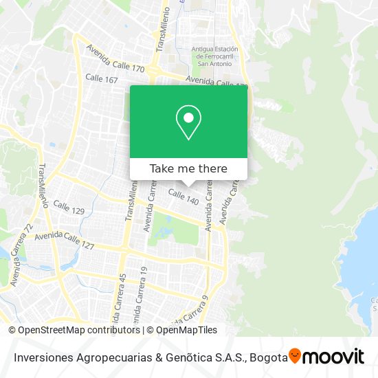 Inversiones Agropecuarias & Genõtica S.A.S. map