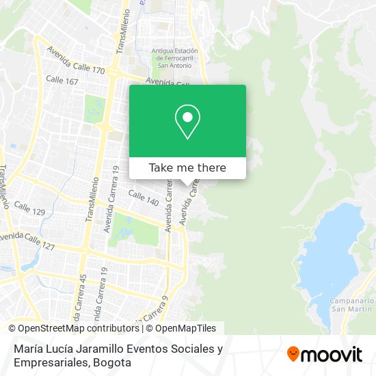 María Lucía Jaramillo Eventos Sociales y Empresariales map