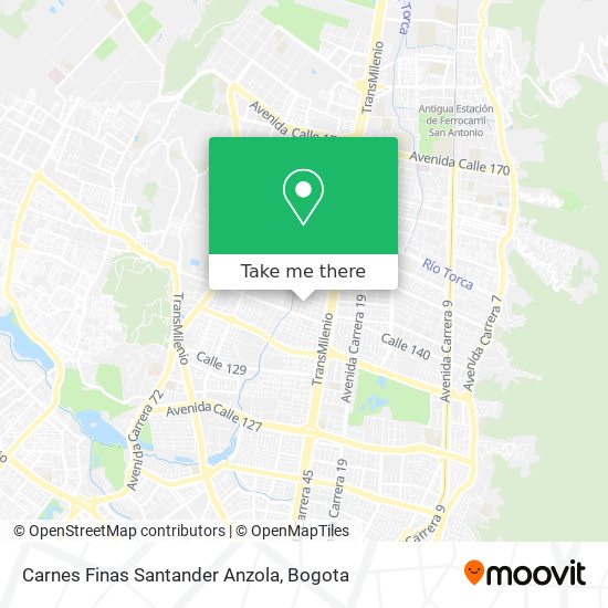 Carnes Finas Santander Anzola map