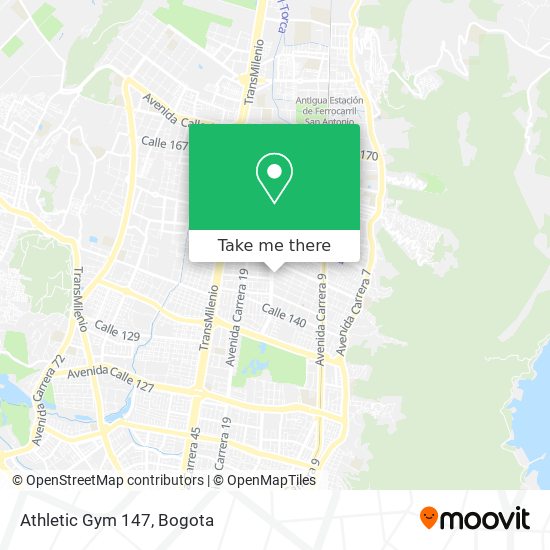 Athletic Gym 147 map