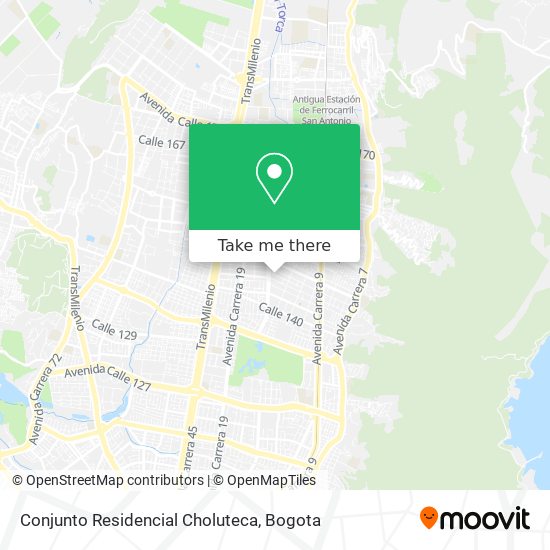 Conjunto Residencial Choluteca map