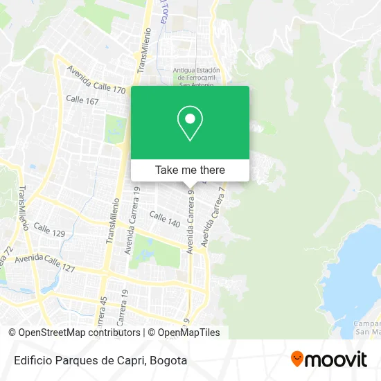 Edificio Parques de Capri map