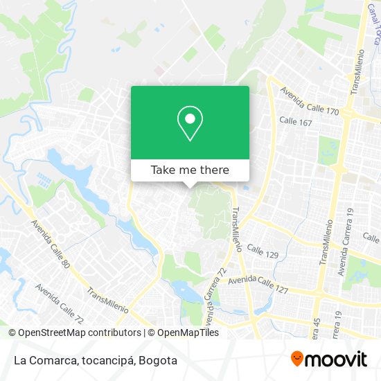 La Comarca, tocancipá map