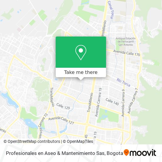 Profesionales en Aseo & Mantenimiento Sas map
