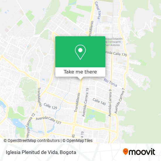 Iglesia Plenitud de Vida map