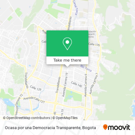 Ocasa por una Democracia Transparente map