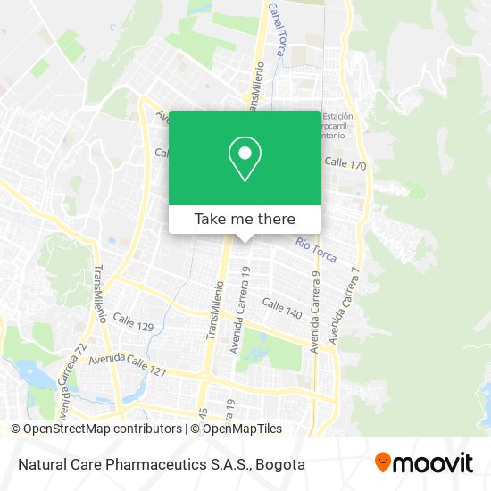 Natural Care Pharmaceutics S.A.S. map