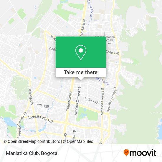 Maniatika Club map