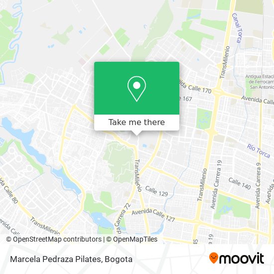 Marcela Pedraza Pilates map