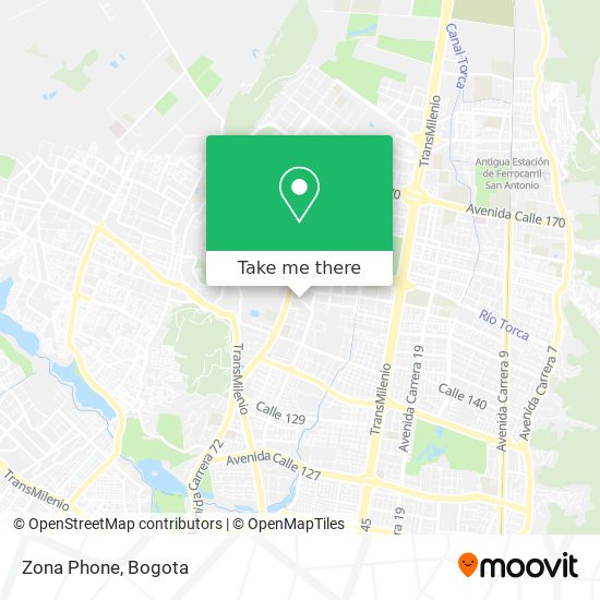 Zona Phone map