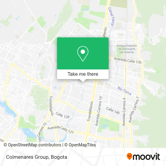 Colmenares Group map