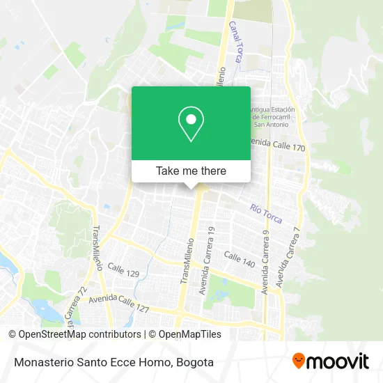 Monasterio Santo Ecce Homo map