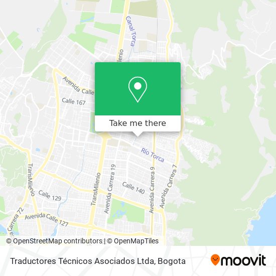 Traductores Técnicos Asociados Ltda map