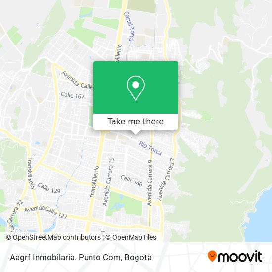 Mapa de Aagrf Inmobilaria. Punto Com