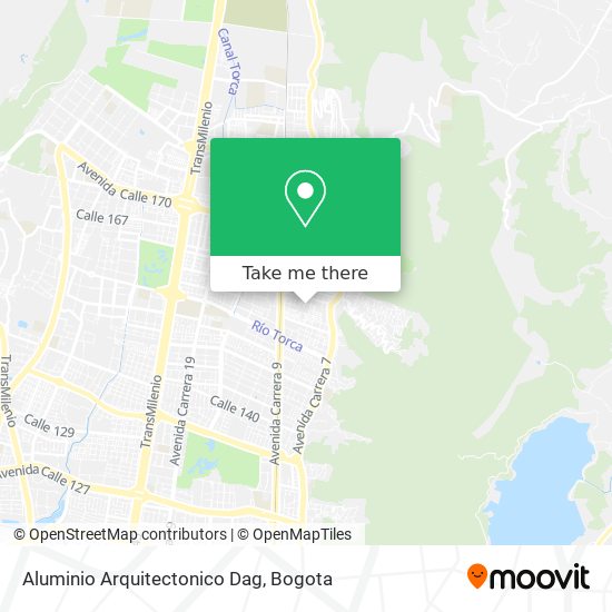 Mapa de Aluminio Arquitectonico Dag
