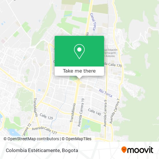 Colombia Estéticamente map