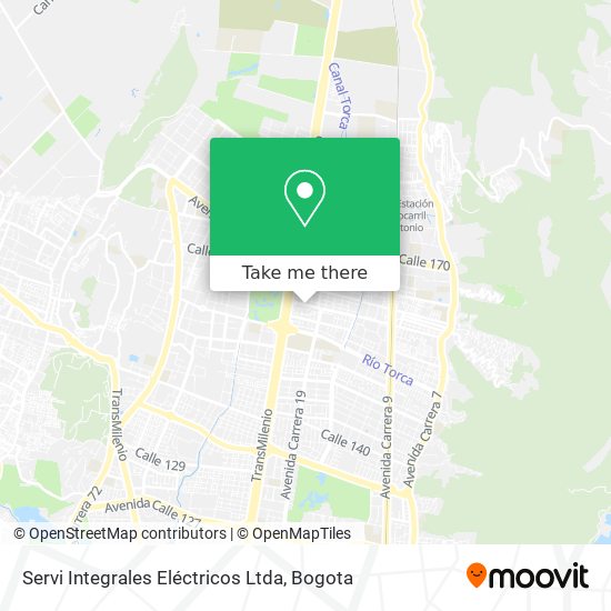 Mapa de Servi Integrales Eléctricos Ltda