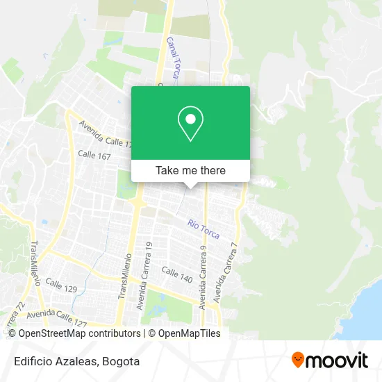 Edificio Azaleas map